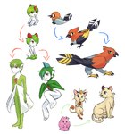 2017 absurd_res ambiguous_gender beak black_nose blue_body blue_eyes blue_wings brown_eyes chest_horn closed_smile digital_media_(artwork) ditto_(pokemon) feathered_wings feathers feet feral fingers flavia-elric fletchinder fletchling forehead_gem fur gallade gardevoir gem generation_1_pokemon generation_3_pokemon generation_4_pokemon generation_6_pokemon green_body green_hair group hair hair_over_eye hands_together heterochromia hi_res humanoid kirlia looking_at_another male meowth mouth_closed nails nintendo one_eye_obstructed open_mouth paws persian_(pokemon) pokemon pokemon_(species) pupils ralts red_body red_eyes red_gem simple_background sitting smile standing tail tail_feathers talonflame talons toes trio white_background white_body white_face white_pupils white_sclera wings yellow_eyes yellow_pupils