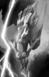 aeris cervine deer feathers female flying genital_piercing greyscale hair hattonslayden hooves horn hybrid lightning looking_at_viewer monochrome navel nipple_chain nipple_piercing nipples piercing playful upside_down wings
Rating: Explicit
Score: 11
User: AaronKais
Date: June 28, 2013