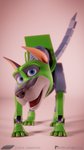 cybernetics feral machine male solo rubber_(artist) dynomutt_dog_wonder hanna-barbera scoob!_(movie) scooby-doo_(series) warner_brothers dynomutt canid canine cyborg mammal robot 3d_(artwork) 9:16 digital_media_(artwork) hi_res