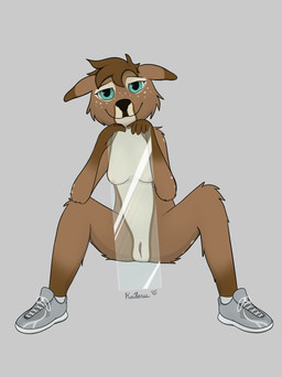 anthro breasts censor_bar censored_genitalia censored_nipples clothing ears_down female footwear footwear_only freckled_face freckles genitals glass humanoid_genitalia humanoid_vulva mostly_nude pivoted_ears shoes shoes_only sitting solo spread_legs spreading vulva kaiberu cervine deer mammal absurd_res censored hi_res
