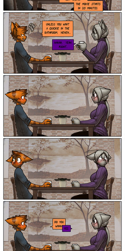 age_difference anthro dialogue digit_ring duo female infidelity jewelry male male/female ring text wedding_ring james_howard patreon agatha_(james_howard) alphonse_(james_howard) cougar domestic_cat felid feline felis mammal absurd_res comic english_text hi_res url