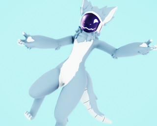ambiguous_gender anthro fur looking_at_viewer machine screen screen_face simple_background smile solo white_body white_fur malicekira armorless_protogen mammal protogen robot 3d_(artwork) 5:4 digital_media_(artwork) hi_res mikumikudance_(artwork)