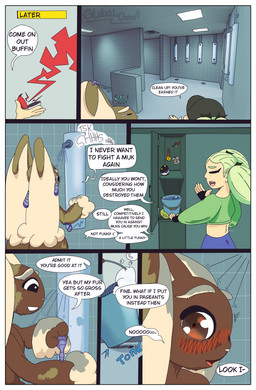 anthro bathing border comic_panel crush dialogue duo female flirting green_hair hair interspecies male male/female pokeball pokephilia romantic shower shower_room showering text white_border globaldonut34 nintendo pokemon buffin_(globaldonut34) tessa_(globaldonut34) generation_4_pokemon human lopunny mammal pokemon_(species) absurd_res comic english_text hi_res