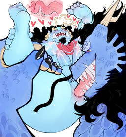 2_penises anal anal_orgasm anal_penetration anthro anthro_penetrating anthro_penetrating_humanoid anus areola balls barazoku barbel_(anatomy) beard belly big_butt big_muscles big_tongue blush bodily_fluids butt claws cum cum_on_chest cum_on_own_chest cum_on_own_penis cum_on_penis cum_on_self cumshot deep_rimming diphallism duo ejaculation erection eyebrows facial_hair feet flesh_whiskers foreskin genital_fluids genitals glans grey_background hair hands-free heart_symbol horn humanoid_feet humanoid_genitalia humanoid_on_anthro humanoid_penetrated humanoid_penis internal internal_anal internal_rimming kemono larger_anthro leg_grab legs_up long_tongue looking_pleasured lying male male/male male_penetrated male_penetrating male_penetrating_male multi_genitalia multi_penis musclegut muscular muscular_humanoid muscular_male narrowed_eyes nipples non-mammal_balls non-mammal_nipples nude on_back open_mouth open_smile oral orgasm pecs penetration penis perineum plantigrade prostate prostate_stimulation rimming scales sex sharp_teeth sideburns simple_background size_difference smaller_humanoid smile soles spread_legs spreading teeth thick_thighs thick_tongue tongue tongue_out tongue_penetration tusks sourbear mythology one_piece jinbe kaido_(one_piece) animal_humanoid aquatic aquatic_humanoid dragon eastern_dragon fish fish-men_(one_piece) fish_humanoid humanoid mythological_creature mythological_scalie scalie 2025 hi_res