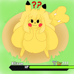 belly big_belly big_butt butt curious female gameplay_mechanics gui health_bar huge_belly huge_butt huge_thighs hyper hyper_butt hyper_thighs obese overweight post_digestion thick_thighs allimoo lunar-io nintendo pokemon allison_(pikachu) generation_1_pokemon mammal pikachu pokemon_(species) rodent 1:1 absurd_res hi_res trans_(lore) trans_woman_(lore)