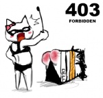 anthro bdsm butt_torture clothed clothing duo error female leg_torture limb_torture panties riding_crop server skimpy underwear whip whipping whipping_butt unknown_artist 4chan dell moot animate_inanimate domestic_cat felid feline felis mammal digital_media_(artwork) low_res