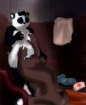 2018 anthro areola bear breast_grab breasts brown_bear butt cunnilingus digital_media_(artwork) duo eyes_closed female fur giant_panda grizzly_bear hand_on_breast hi_res kissing male male/female mammal missebony naturally_censored nipples nude nurse oral romantic romantic_couple sex smile ursine vaginal