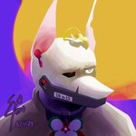 albino anthro cybernetic_eye cybernetics machine male solo solo_focus upset lino_ttarius null_19n-15 canid canine cyborg hybrid lupumaris mammal marine 1:1 hi_res painting_(artwork) portrait