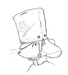 ambiguous_gender anthro clothing ears_down fur hat headgear headwear pivoted_ears shako snout solo startled whiskers us_cannonfodder mammal mouse murid murine rodent 2024 digital_drawing_(artwork) digital_media_(artwork) drawpile_(artwork) headshot_portrait hi_res portrait