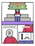 anon border box christmas christmas_tree comic container controller electronics english_text faceless_character faceless_male game_console game_controller hi_res holding_box holding_container holding_object holidays human male mammal minigoat plant playstation playstation_5 simple_background solo sony_corporation sony_interactive_entertainment text tree white_background white_border