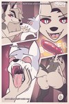2:3 absurd_res animal_genitalia animal_penis anthro anus aroused_face bodily_fluids bodily_fluids_from_pussy bodily_fluids_in_mouth breasts butt canid canid_demon canine canine_genitalia canine_penis canis clothing comic demon dialogue dominant dominant_female drinking drinking_urine drooling drooling_tongue duo english_text erection fan_character fangs female footwear fox genital_fluids genitals heart_eyes heart_symbol hellhound helluva_boss hi_res hybrid jacket living_toilet loona_(helluva_boss) male male/female mammal mythological_canine mythological_creature mythology open_mouth penis presenting presenting_anus presenting_hindquarters presenting_pussy pussy saliva scaty small_breasts smug smug_face socks submissive submissive_male teeth text throbbing throbbing_penis tongue tongue_out topwear urine urine_in_mouth uvula watersports wolf