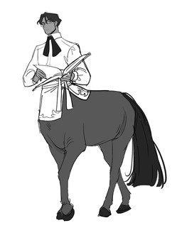 book clothed clothing eyewear glasses hair holding_book holding_object hooves male shirt simple_background solo tail taurified topwear starfleetrambo european_mythology greek_mythology mythology siren_and_scientist edward_(starfleetrambo) centaur equid equid_taur humanoid_taur mammal mammal_taur taur digital_media_(artwork) monochrome sketch