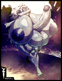 abs anthro areola balls big_areola big_balls big_breasts big_penis breasts genitals gynomorph hair huge_balls huge_breasts huge_penis hyper hyper_balls hyper_breasts hyper_genitalia hyper_penis intersex long_hair muscular nipples penis solo wide_hips dnp101 avian bird horned_owl owl snowy_owl true_owl hi_res