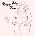 anthro big_breasts big_butt big_hands bottomwear breasts butt caption carrot clothing denim denim_bottomwear denim_clothing eyebrows eyewear female floppy_ears food fully_clothed_anthro fully_clothed_female glasses hair jeans long_hair looking_at_food looking_at_object lop_ears obese overweight pants plant raised_eyebrows ribbons shirt simple_background slightly_chubby slightly_chubby_anthro slightly_chubby_female smile solo standing surprised tank_top text thick_thighs three-quarter_view topwear vegetable white_background wide_eyed mcdoogiy aansa lagomorph leporid mammal rabbit 2023 black_and_white digital_drawing_(artwork) digital_media_(artwork) english_text hi_res monochrome signature sketch