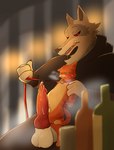 animal_genitalia animal_penis anthro arm_grab arm_wrapping arm_wraps arms_tied ball_size_difference ball_tuft balls bdsm big_dom_small_sub big_penis blurred_background blurred_foreground blush bodily_fluids bondage bottle bottomwear bound breath canine_genitalia canine_penis cheek_tuft chuckling cloak clothed clothing collar container dominant drooling duo erection facial_markings facial_tuft fluffy frottage fur fuzzy genital_fluids genitals green_eyes grey_body grey_fur half-closed_eyes hands_behind_back head_markings head_tuft heart_eyes heart_symbol imminent_sex knot leaning leaning_backward leaning_on_another leash leash_pull leashed_collar licking licking_lips licking_own_lips looking_at_genitalia looking_at_penis looking_down male male/male markings mask_(marking) narrowed_eyes neck_tuft nervous nude on_lap on_top open_bottomwear open_clothing open_pants orange_body orange_fur pants partially_clothed penile penis penis_size_difference poncho precum precum_on_penis question red_eyes red_penis restrained restrained_arms restraints saliva scaroused sex size_difference small_penis sweat sweatdrop teeth tongue tongue_out tuft whiskers wrapped_arms wraps watercat072564 dreamworks puss_in_boots_(franchise) death_(puss_in_boots) puss_in_boots_(dreamworks) canid canine canis domestic_cat felid feline felis mammal tabby_cat wolf hi_res