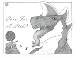 anthro dialogue extreme_size_difference hanging_tongue holding_object licking looking_at_viewer male mass_vore open_mouth oral_vore partially_inside size_difference solo teeth text tongue tongue_out vore vamux_(artist) mythology vamux dragon mythological_creature mythological_scalie scalie 4:3 english_text graphite_(artwork) hi_res traditional_media_(artwork)