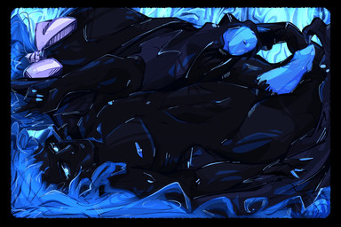 2_penises animal_genitalia animal_penis arched_back bat_wings blue_body blue_eyes blue_fire blue_hair bodily_fluids bow_ribbon colored_fire cum cum_drip dripping equine_genitalia equine_penis erection fire frontal_taur_genitals frontal_taur_penis genital_fluids genitals glowing glowing_eyes hair long_hair male membrane_(anatomy) membranous_wings multi_genitalia multi_penis nipple_piercing nipples penis piercing pose prehensile_wings romantic solo suggestive wings saltdrip european_mythology greek_mythology mythology heresy_(saltdrip) centaur equid equid_taur equine humanoid_taur hybrid mammal mammal_taur mythological_creature mythological_equine pegasus pegasus_taur taur 3:2 animated hi_res