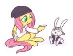 anthro bong clothed clothing coat cutie_mark drugs duo feathered_wings feathers female fur green_eyes hair hat headgear headwear hoodie long_hair male marijuana partially_clothed smoke topwear wings yellow_body yellow_feathers cuteosphere friendship_is_magic hasbro my_little_pony mythology angel_(mlp) fluttershy_(mlp) silent_bob equid equine horse lagomorph leporid mammal mythological_creature mythological_equine pegasus rabbit jay_(disambiguation)