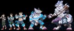 abs animal_genitalia anthro balls bodily_fluids body_size_growth bottomwear bulge claws clothing cum dissolving_clothing ear_piercing electronics erection evolution_(transformation) footwear fur fur_growth genital_fluids genitals growth human_to_anthro knot knotted_penis male muscular muscular_anthro muscular_male pawpads penis phone piercing possession precum ripping sharp_teeth sheath shoes size_transformation snout snout_growth solo species_transformation tail tail_growth teeth topwear torn_bottomwear torn_clothing torn_topwear transformation wireframe justinfox bandai_namco digimon mythology foxlightning canid canine digimon_(species) human mammal mythological_canine mythological_creature werecanid werecanine werecreature weregarurumon werewolf digital_media_(artwork) hi_res sequence