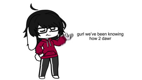 anthro clothing dialogue duo ears_down eyewear glasses hair jacket male pivoted_ears short_hair tail topwear someone gacha_life lagomorph leporid mammal rabbit 16:9 2d_animation animated digital_media_(artwork) hi_res short_playtime sketch sound video widescreen