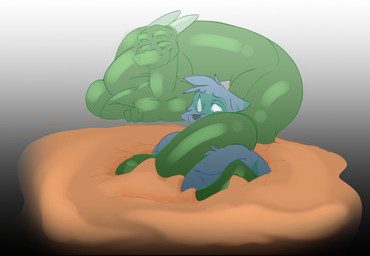 anthro coiling coiling_another coiling_around_body duo fur green_body grey_body hair horn long_tail lying male male/male nude on_front outside quicksand sand scales serpentine simple_background sinking smile stuck tail teal_body tacokurt mythology dracour felpur dragon mammal mythological_creature mythological_scalie procyonid raccoon reptile scalie digital_media_(artwork) hi_res