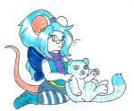 anthro clothed clothing female plushie solo cannabiscuit lunati_(character) tacoma_(character) fairy mammal mouse murid murine rodent