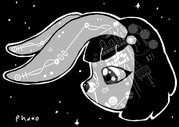 anthro bangs computer electronics female machine screws solo space star translucent vacuum_tube phano lagomorph leporid mammal rabbit robot