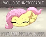 confetticakez english_text equid equine eyes_closed female feral fluttershy_(mlp) friendship_is_magic fur hair hasbro mammal meme my_little_pony mythological_creature mythological_equine mythology pegasus pink_hair pink_tail sleeping solo sound_effects tail text top_text_bottom_text_meme vowelless vowelless_sound_effect wings yellow_body yellow_fur zzz