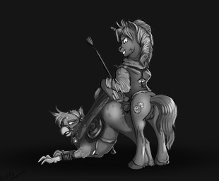 alternate_universe animal_genitalia animal_penis animal_vulva anus ass_up backsack balls bdsm bodily_fluids bondage bound bridle clothing dominant dominant_feral dominant_male dominant_prey duo equine_genitalia equine_penis feline_genitalia feline_vulva female female_penetrated feral feral_on_feral feral_penetrated feral_penetrating feral_penetrating_feral from_behind_position genital_fluids genitals harness horn interspecies looking_back male male/female male_penetrating male_penetrating_female mounting penetration penile penile_penetration penis penis_in_vagina petplay pip-boy ponyplay predator/prey prey_dom_predator_sub prey_penetrating_predator riding_crop roleplay saddle sex shirt simple_background slave smile submissive submissive_female submissive_feral submissive_predator topwear transparent_background vaginal vaginal_fluids vaginal_penetration vulva whip zafara_(artist) fallout fallout_equestria foe:_anywhere_but_here friendship_is_magic hasbro microsoft my_little_pony mythology double_tap_(deep_space_fuckboi) fan_character paharita_(deep_space_fuckboi) avian equid equine gryphon horse mammal mythological_avian mythological_creature mythological_equine pony unicorn 2015 alpha_channel crossover monochrome