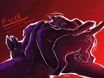 anal anal_knotting anal_penetration anal_wink anthro anthro_on_feral anthro_penetrated anus balls beak bestiality bodily_fluids butt claws crying duo erection feral feral_penetrating feral_penetrating_anthro genitals knot knotted_penis knotting larger_penetrated male male/male male_on_feral male_penetrated male_penetrating male_penetrating_male pain pawpads penetration penis sex size_difference tears sketchy_shelby mythology avian canid canine canis domestic_dog gryphon mammal mythological_avian mythological_creature hi_res