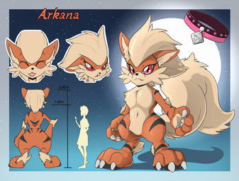 3_toes 4_fingers angry anthro anthrofied barefoot biped black_markings black_stripes blep border cheek_tuft claws collar collar_tag comparing cross-popping_vein duo eyes_closed facial_tuft fangs feet female fingers fluffy fluffy_tail front_view fur inner_ear_fluff leg_tuft looking_at_viewer mane markings metric_unit moon multicolored_body multicolored_fur nude number orange_body orange_fur orange_text outside paws pink_eyes rear_view sky solo solo_focus standing star stripes tail tan_body tan_fur tan_mane teeth text three-quarter_view toes tongue tongue_out tuft two_tone_body two_tone_fur unit white_border white_claws s2-freak nintendo pokemon arkana_(s2-freak) fan_character arcanine canid canine generation_1_pokemon human mammal pokemon_(species) 2020 character_name colored digital_drawing_(artwork) digital_media_(artwork) full-length_portrait headshot_portrait model_sheet multiple_images portrait