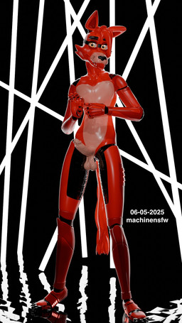 abstract_background anthro balls erection femboy fingers genitals gesture hand_gesture looking_at_viewer machine male nude nude_anthro nude_male pointing skinny slim solo standing tongue tongue_out machinensfw disembowell_(modeler) red-eye_(modeler) five_nights_at_freddy's scottgames foxy_(fnaf) animatronic canid canine canis fox mammal robot 3d_(artwork) 9:16 blender_(artwork) blender_cycles_(artwork) digital_media_(artwork) hi_res