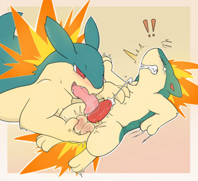 adult_on_young age_difference ambiguous_gender ball_grab ball_squeeze balls bodily_fluids claws cock_and_ball_torture cum devious_grin duo feral fire genital_fluids genital_torture genitals licking looking_at_another male male/ambiguous male/male oral orgasm paws penile penis penis_lick red_eyes saliva saliva_on_tongue sex simple_background tongue young fluorings nintendo pokemon generation_2_pokemon pokemon_(species) quilava typhlosion hi_res father_(lore) father_and_child_(lore) father_and_son_(lore) incest_(lore) parent_(lore) parent_and_child_(lore) parent_and_son_(lore) son_(lore)
