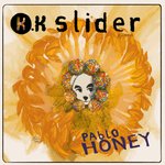 black_eyes black_nose border eyebrows flower looking_aside plant smile solo text white_border fanupes animal_crossing k.k._slider_album_redraw nintendo pablo_honey radiohead k.k._slider canid canine canis domestic_dog mammal 1:1 2020 album_cover cover english_text hi_res meme