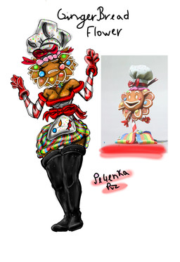 andromorph anthro cookie female flower food gingerbread gingerbread_cookie intersex plant solo sunflower anonymous_artist electronic_arts garden_warfare plants_vs._zombies popcap_games humanoid absurd_res hi_res