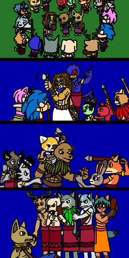 anthro antlers beak black_eyes blue_body blue_eyes blue_feathers blue_fur blue_sclera brown_body brown_eyes brown_fur brown_mane chibi clothed clothed_anthro clothed_female clothed_male clothing facial_markings facial_paint family family_photo family_portrait feathers female food fur grass green_body green_eyes green_fur grey_body grey_eyes grey_fur group hair head_markings head_tuft heart_reaction horn interspecies jewelry male male/female male/male mane markings midriff necklace open_mouth orange_body orange_fur pink_body pink_fur plant purple_eyes red_body red_feathers red_fur scar silhouette silhouetted_body striped_body striped_fur stripes tan_body tan_fur teeth text thin_calves topless topless_anthro topless_male topwear tree tribal tribal_clothing tribal_jewelry tribal_necklace tuft yellow_body yellow_eyes yellow_fur ameth18 sirinathehedgehog aggretsuko beastars brand_new_animal disney happy_tree_friends mondo_media netflix nintendo sanrio sega sonic_the_hedgehog_(series) star_fox studio_trigger zootopia amy_rose beastman falco_lombardi fan_character flaky_(htf) flippy_(htf) fox_mccloud haida_(aggretsuko) jack_(beastars) jack_savage judy_hopps legoshi_(beastars) louis_(beastars) michiru_kagemori nick_wilde retsuko shirou_ogami sonic_the_hedgehog ailurid avian bear bird bird_dog canid canine canis cervine deer domestic_dog eulipotyphlan european_hedgehog european_rabbit felid fox galliform hedgehog hunting_dog hyena labrador lagomorph leporid lion mammal northwestern_wolf oryctolagus pantherine phasianid porcupine rabbit raccoon_dog red_deer red_fox red_panda retriever rodent spotted_hyena tanuki true_fox wolf comic crossover digital_media_(artwork) english_description english_text hi_res multiple_scenes