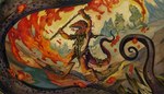 action_pose ambiguous_gender anthro armor biped digitigrade feral fire furgonomics group holding_melee_weapon holding_object holding_polearm holding_spear holding_weapon melee_weapon open_mouth outside polearm pose red_body sky spear tail_armor tentacles tongue tongue_out weapon wristband yellow_sky ellie_livingston hasbro magic:_the_gathering wizards_of_the_coast lizard mammal mouse murid murine mustelid otter procyonid raccoon rat reptile rodent scalie 2024 hi_res official_art