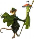 anthro barefoot belt biped breasts clothed clothing eye_patch eyewear feet female gloves handwear headgear headwear military military_uniform simple_background solo uniform whiskers white_background jerome_jacinto tooth_and_tail quartermaster_(tnt) mammal murid murine rat rodent 2015 official_art