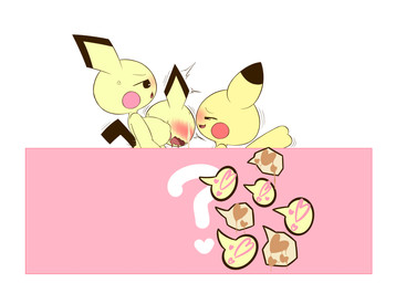 anthro anthro_on_anthro bodily_fluids breast_play breasts censor_bar cum cum_on_face cum_on_own_face cum_on_self female genital_fluids heart_symbol larger_female male male/female sex simple_background size_difference smaller_male titfuck white_background k-10 nintendo pokemon generation_1_pokemon generation_2_pokemon pichu pikachu pokemon_(species) 2021 censored hi_res