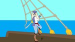 anthro female floppy_ears lop_ears melee_weapon pirate solo sword weapon dagurmawth book_of_lust caroline_waters lagomorph leporid mammal rabbit 16:9 hi_res widescreen