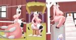 anthro areola barn bedroom_eyes big_breasts big_butt big_teats big_udders blush bodily_fluids bovine_teats bovine_udders breast_milking breasts breasts_and_teats butt canister farm female fur half-closed_eyes hooves horn huge_breasts huge_teats huge_udders hyper hyper_teats hyper_udders lactating machine milking_machine narrowed_eyes nipples nude seductive shearing smile solo teats udder_milking udders wide_hips wool_(fur) hyperstorm_h marauder6272 lalamu bovid bovine caprine cattle domestic_sheep holstein_friesian_cattle hybrid mammal sheep absurd_res digital_media_(artwork) hi_res sequence