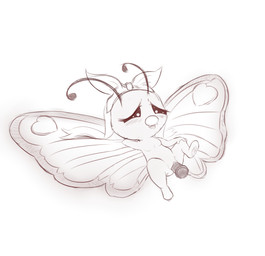 antennae_(anatomy) anthro bow_accessory bow_only bow_ribbon breasts dildo dildo_in_vagina dildo_insertion eyelashes fangs featureless_breasts female front_view genitals heart_symbol looking_pleasured lying masturbation narrowed_eyes on_back open_mouth penetration sex_toy sex_toy_in_vagina sex_toy_insertion simple_background small_breasts solo spread_legs spreading teeth vaginal vaginal_penetration vulva white_background wings meraence nintendo pokemon buttershe arthropod butterfly butterfree generation_1_pokemon insect lepidopteran pokemon_(species) 2014 absurd_res digital_drawing_(artwork) digital_media_(artwork) hi_res sketch