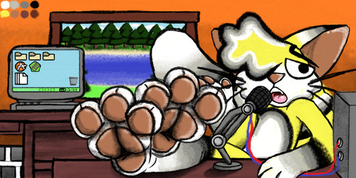 3_toes 4_fingers anthro beach belly boat computer day desk dipstick_ears dipstick_tail ear_markings electronics feet fingers foot_fetish fur furniture gloves_(marking) grass hair leg_markings male markings microphone multicolored_ears office orange_pawpads pawpads plant puffy_hair sea socks_(marking) solo table tail tail_markings toes vehicle water watercraft white_belly white_body white_ear_tips white_fur white_hair white_tail_tip yellow_body yellow_fur moltenart_pixels domestic_cat felid feline felis mammal colored digital_drawing_(artwork) digital_media_(artwork) widescreen