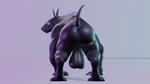 anus back_spikes backsack balls big_balls black_body black_skin butt feral genitals male multi_eye muscular muscular_male penis pointy_ears presenting presenting_hindquarters quadruped saggy_balls simple_background smile smiling_at_viewer solo spikes spikes_(anatomy) rubidium37 unknown_species 16:9 3d_(artwork) 3d_animation animated digital_media_(artwork) hi_res no_sound short_playtime webm widescreen