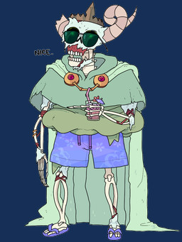 alternate_costume bone cape clothed clothing crown eyewear headgear horn male not_furry skeleton solo sunglasses teeth toony discount-supervillain adventure_time cartoon_network the_lich_(adventure_time) humanoid lich mammal undead 3:4 alpha_channel digital_media_(artwork) hi_res