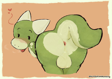 anthro anus balls big_butt blush butt genitals looking_back male presenting presenting_hindquarters simple_background solo tail notsafeforwanking kobold mammal scalie absurd_res digital_media_(artwork) hi_res