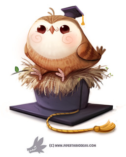 ambiguous_gender brown_body brown_eyes brown_feathers clothing clothing_cord feathered_wings feathers feral hat headgear headwear humor leaf nest pun simple_background solo tan_body tan_feathers tassels text visual_pun white_background wings piper_thibodeau avian bird owl digital_media_(artwork) digital_painting_(artwork) painting_(artwork) url