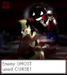 backwards_baseball_cap backwards_hat baseball_cap blood bodily_fluids cemetery clothed clothing corrupt creepy creepy_black empty_eyes fog glitch grave hair hat headgear headwear holding_object holding_pokeball male pokeball red_eyes sad smile standard_pokeball text unknown_artist creepypasta lost_silver nintendo pokemon ethan_(pokemon) hurry_(pokemon_lost_silver) pokemon_trainer red_(pokemon) cyndaquil generation_2_pokemon ghost human mammal pokemon_(species) spirit english_text