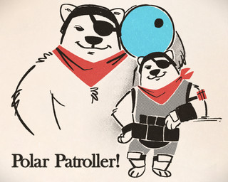anthro arm_support arm_tuft armor armwear barefoot barrel black_nose bullet carrying_another chest_tuft chug_jug chug_splash clothing elbow_tuft eye_patch eyewear feet fur hand_on_hip headgear helmet leaning_on_elbow leg_armor legwear male pecs scarf seductive shoulder_carry shoulder_tuft simple_background smile smiling_at_viewer solo tactical_belt tactical_gear text tuft white_body white_fur vickydanne epic_games fortnite polar_patroller bear mammal polar_bear ursine 5:4 restricted_palette screentone