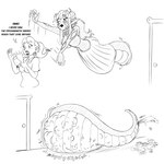 after_vore apode belly big_belly female female_pred inside legless multiple_prey overweight serpentine simple_background split_form text vore white_background frakass draconcopode ghost human lamia mammal reptile scalie snake spirit 1:1 2021 english_text hi_res monochrome
